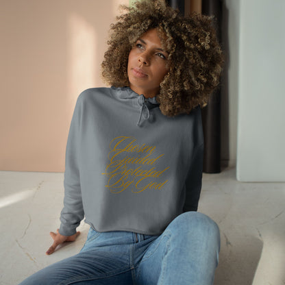 Crop Hoodie - Chosen by God