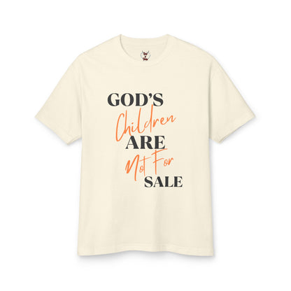 God's Children Are Not For Sale Tee — Christian Message Cotton T-Shirt