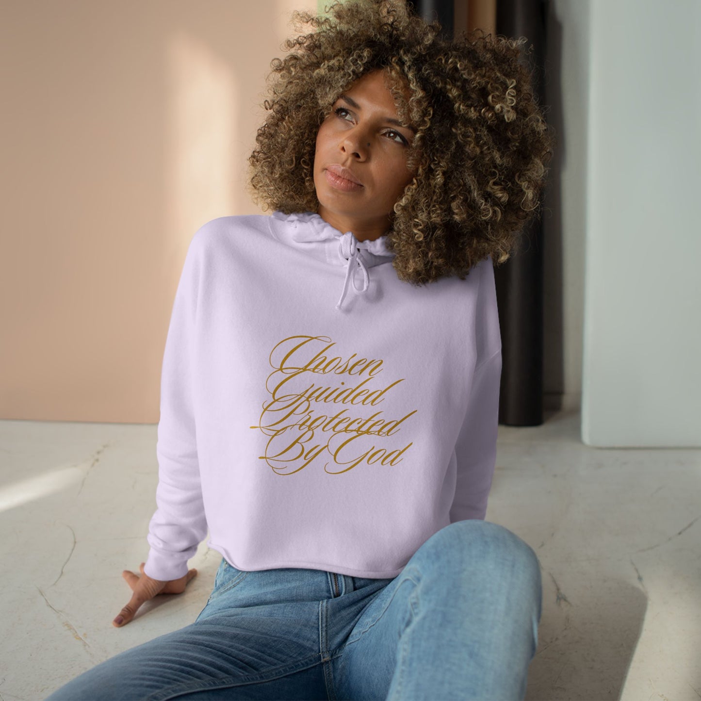Crop Hoodie - Chosen by God