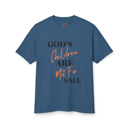 God's Children Are Not For Sale Tee — Christian Message Cotton T-Shirt